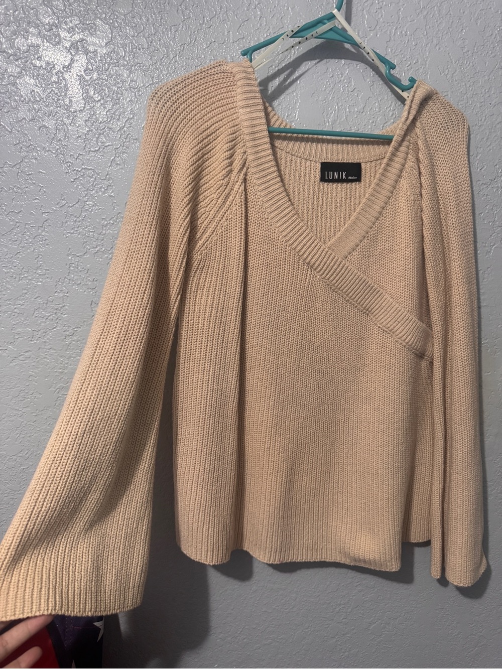 Lunik beige sweater size medium